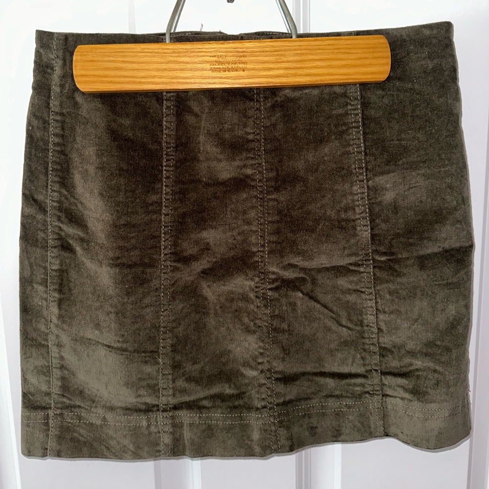 Jolt Corduroy Mini Skirt